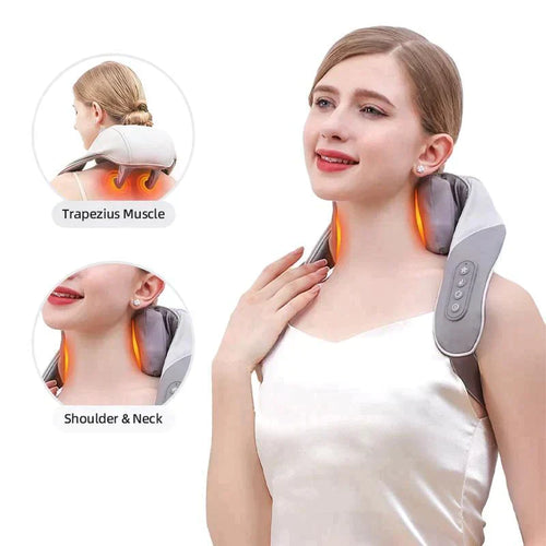 Neck Shoulder Back Waist Kneading Massager || Rodyon